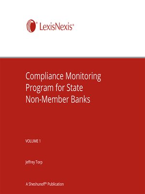 cover image of Compliance Monitoring Program for State Non-Member Banks